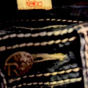 Reba jeans size 4.  New and unworn. Lots of heavy stitching,